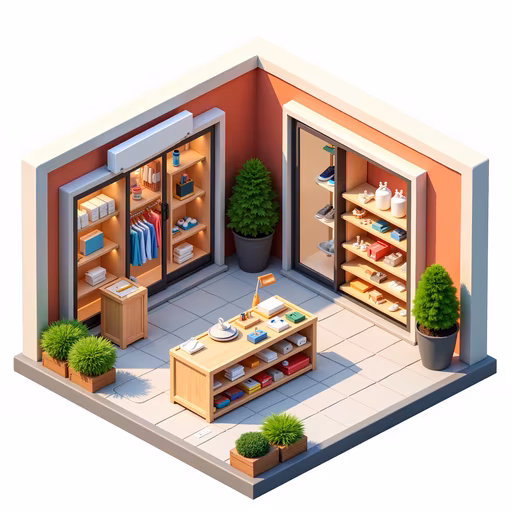 Miniature Store Illustration