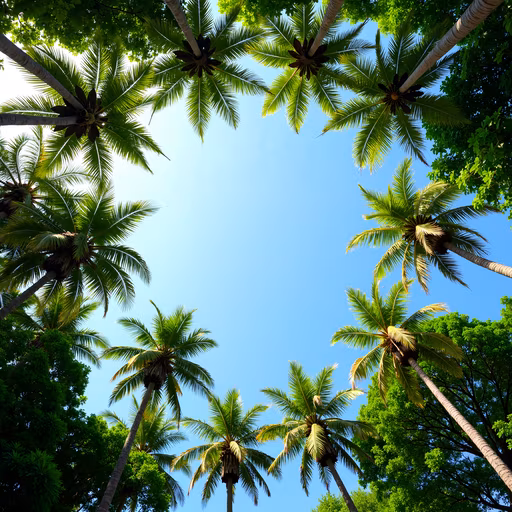 Palm Trees Against the Sky