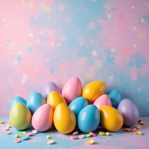 Pastel Easter Eggs