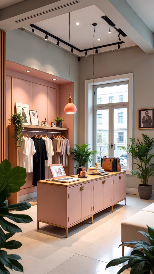 Pink Palette Store Interior