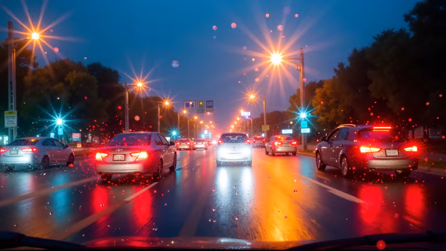 Rainy Night Drive