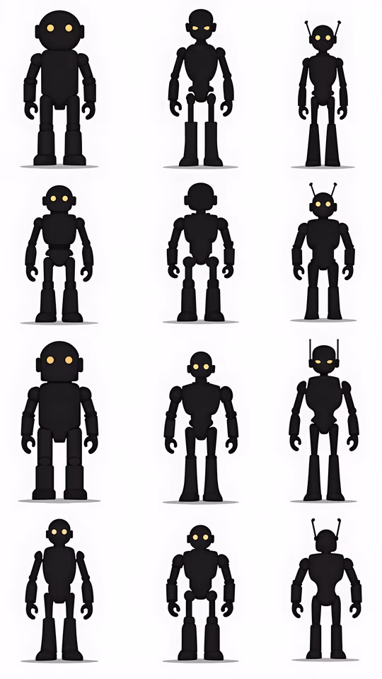 Robot Silhouettes