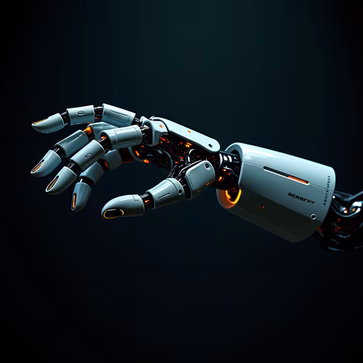 Robotic Hand Illustration