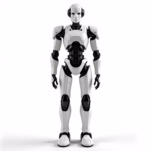 Robotic Humanoid Illustration