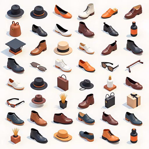 Shoes and Accessories Illustration