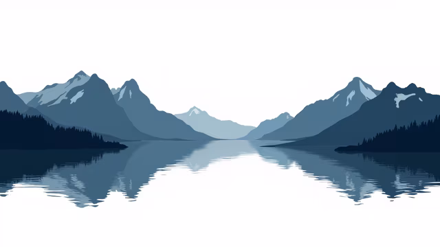 Silhouetted Mountains