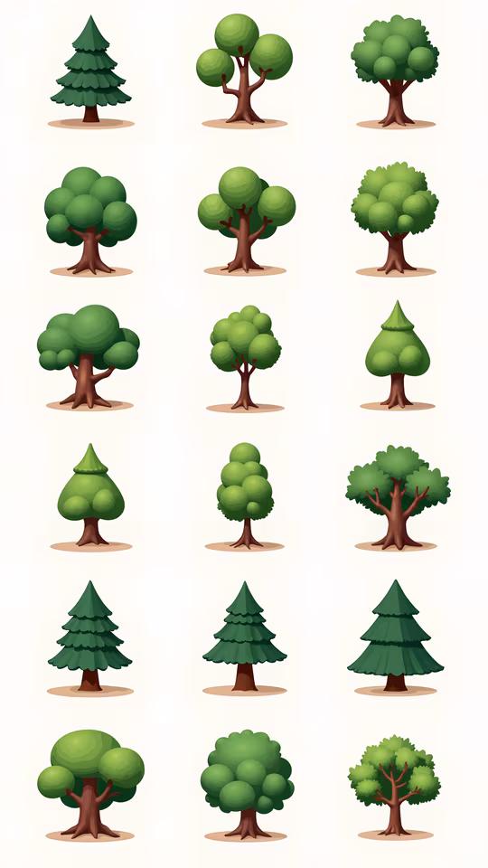 Tree Collection - Illustration