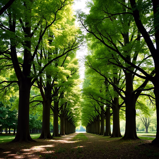 Tree-lined Pathway