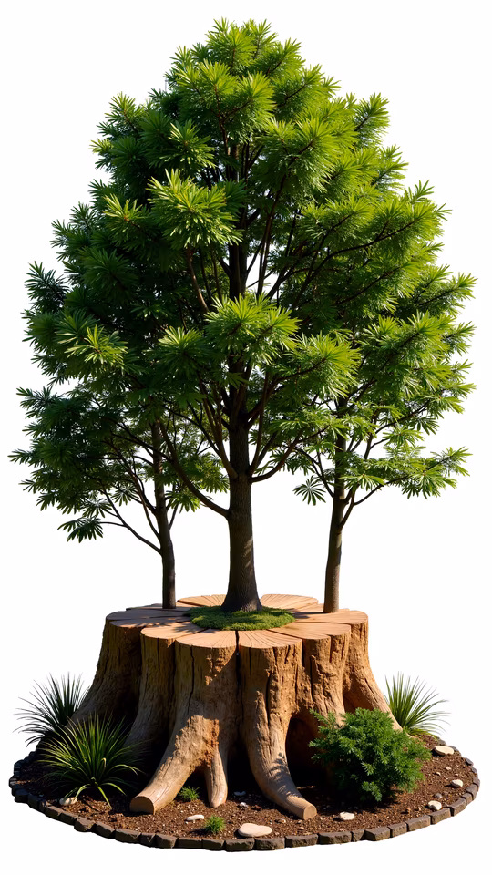 Tree Stump Illustration
