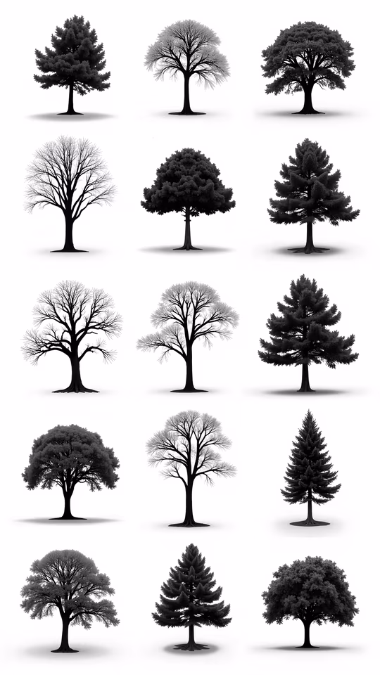 Trees in Monochrome