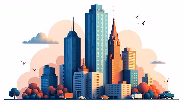 Urban Landscape Illustration