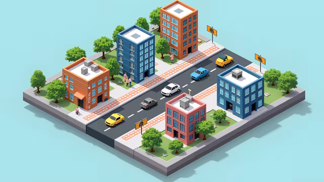 Urban Landscape Illustration