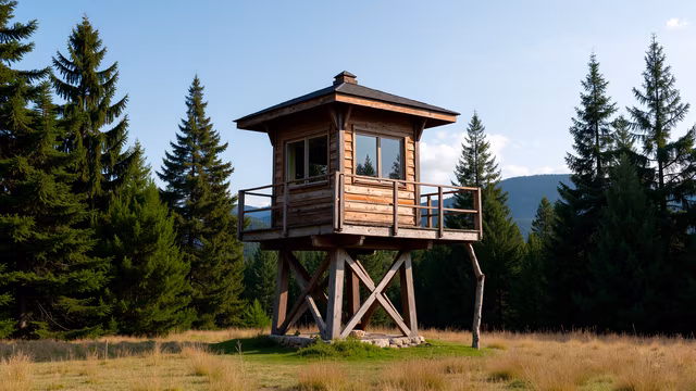 Wooden Lookout Tower