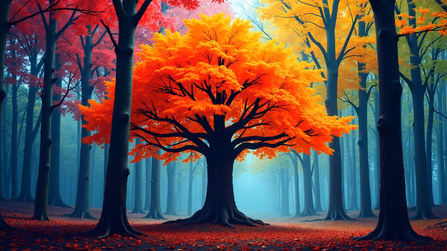 Autumn Forest Illustration