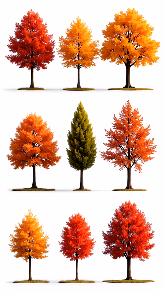Autumn Trees Illustration