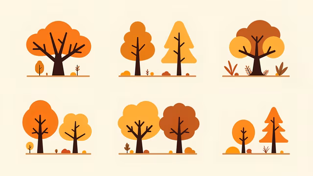Autumn Trees Illustration