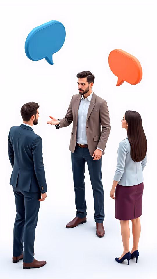 Business Discussion Illustration