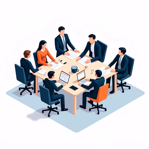 Business Meeting Illustration