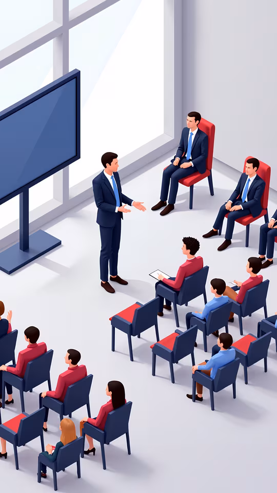Business Meeting Illustration