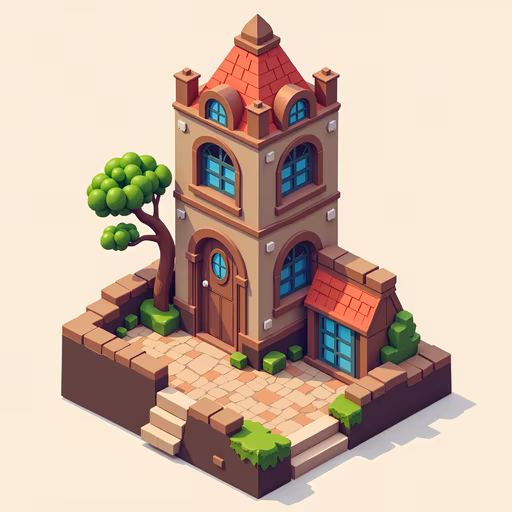 Cartoon House Illustration