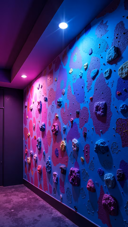 Colorful Climbing Wall