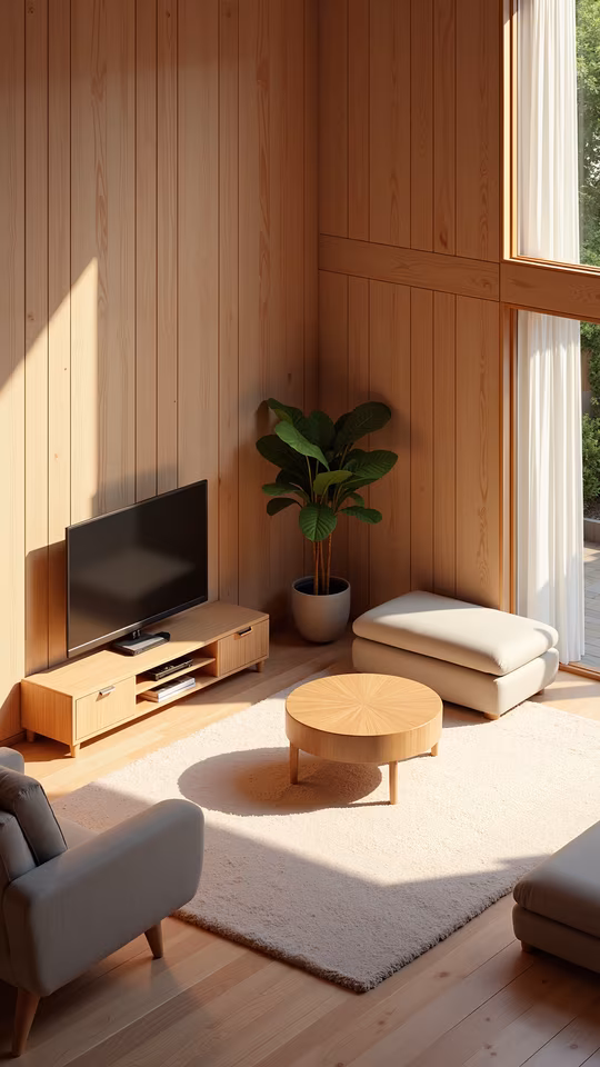 Cozy Living Room Illustration