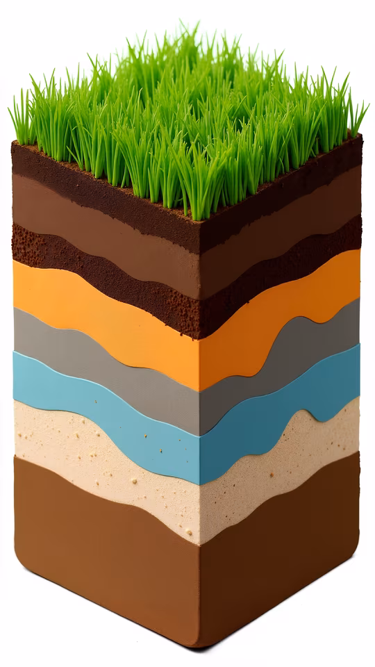 Cross Section of Soil