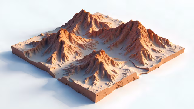 Desert Landscape Illustration