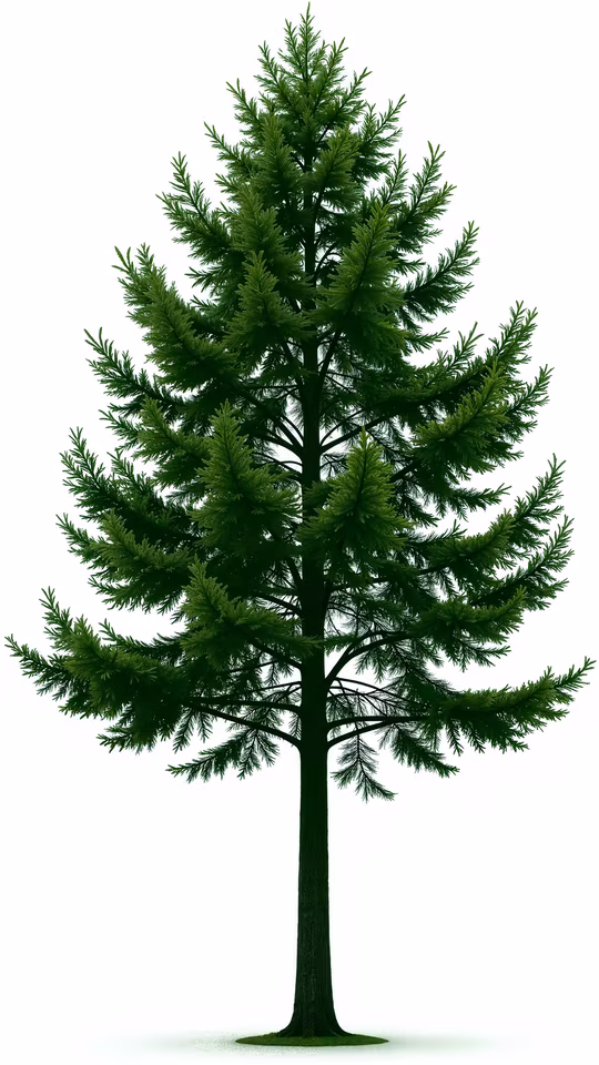 Evergreen Tree Illustration