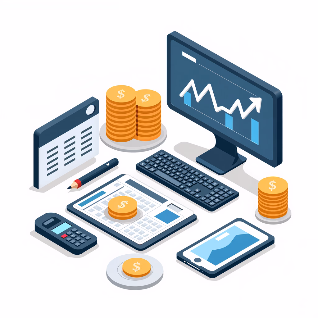 Financial tools and technology in a modern, efficient setting.