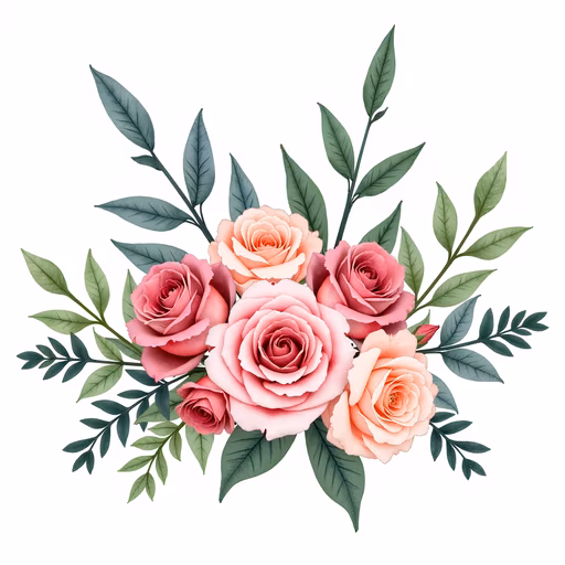 Floral Bouquet Illustration