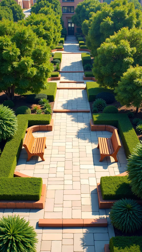 Formal Garden Pathway