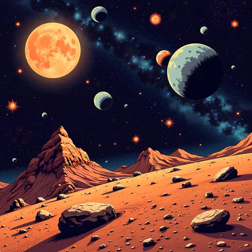 Galactic Odyssey Illustration
