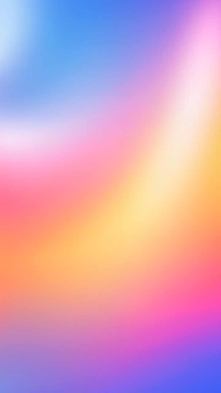 Vibrant gradient background with smooth color transitions.