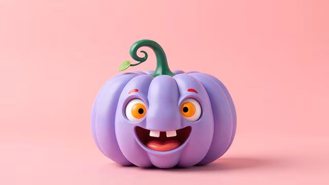 Happy Purple Pumpkin
