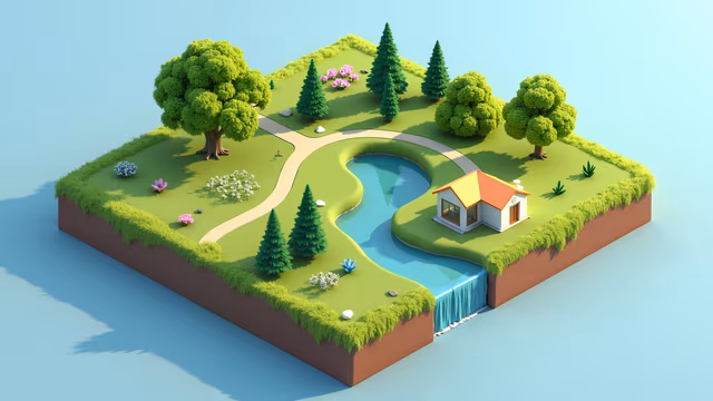 Island Paradise Illustration