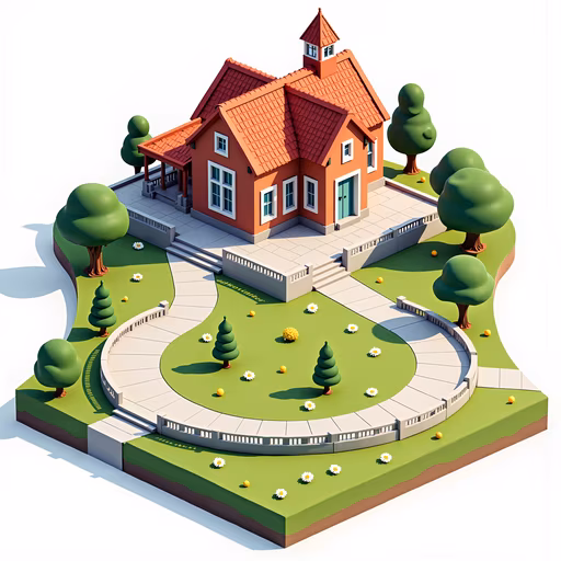 Isometric House Illustration