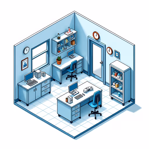 Isometric Office Interior