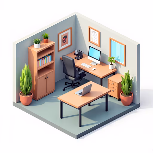 Isometric Office Interior