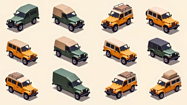 Jeep Collection Illustration