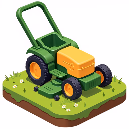 Lawn Mower Illustration