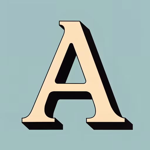 Letter A Illustration