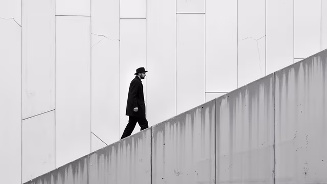 Man Walking Alone