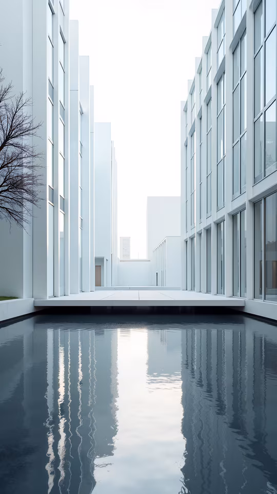 Minimalist Architecture Reflection