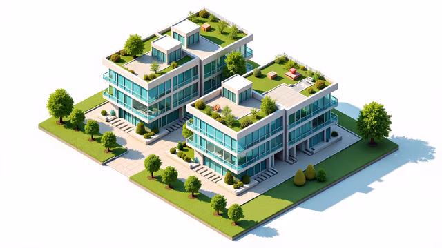 Modern Building Illustration