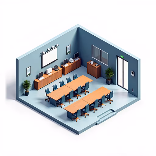 Modern Meeting Room Illustration