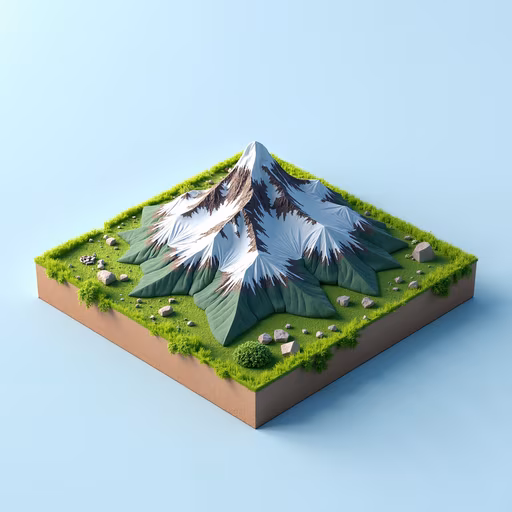 Mountain Landscape Illustration