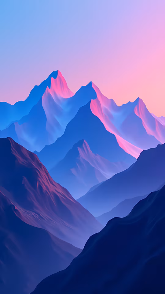 Mountain Peaks - Illustration