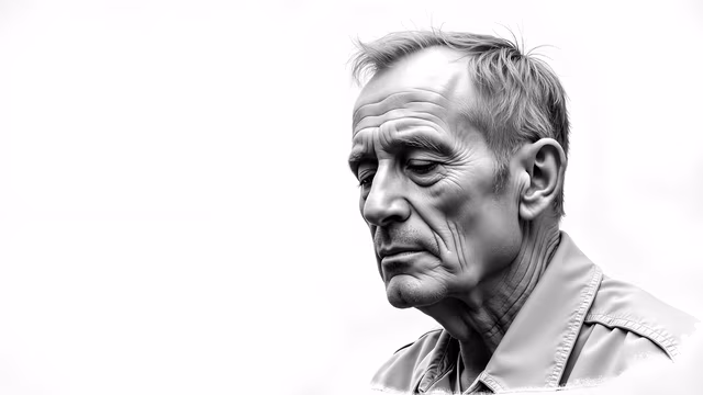 Serious Man Portrait