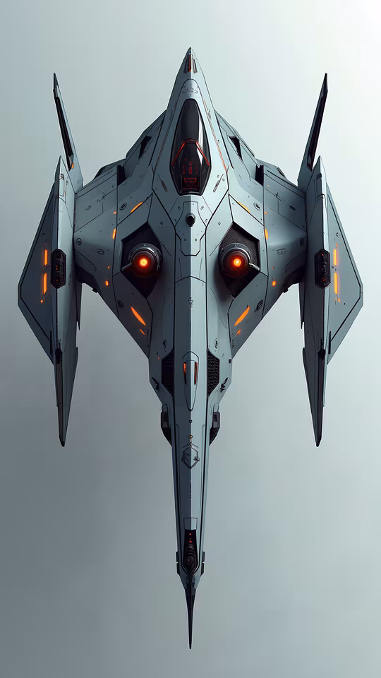 Stealth Fighter Illustration